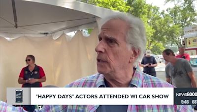 'Happy Days' actors attend Wisconsin classic car show