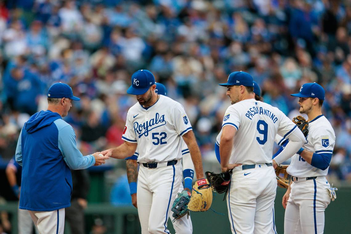 KC Royals fall on Star Wars Night, but one injured pitcher could soon ‘strike back’