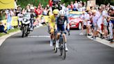 Jonas Vingegaard returns from injury to win dramatic stage 11 of Tour de France, while Irishman Ben Healy impresses in breakaway