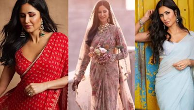 Katrina Kaif and the saree saga: 5 Times the actress stunned in 6 yards of elegance - Times of India