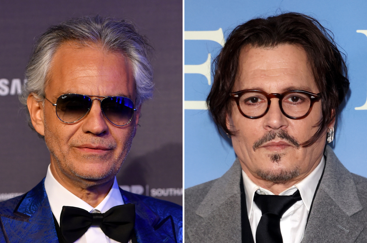 Andrea Bocelli declares Johnny Depp is a ‘rockstar loved and applauded everywhere’