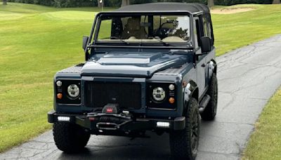 Fully Restored 1997 Land Rover Defender 90 NAS with 6.2L V8 Heading to Auction