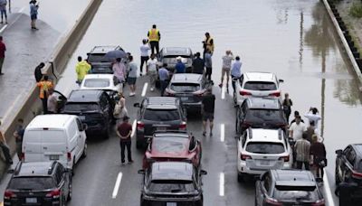 Impacto de las lluvias torrenciales en Toronto