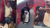 WATCH: Man films passengers crowding Jan Seva Express lavatories, video goes viral