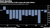 Japan’s Households Cut Outlays With Inflation Still Sticky