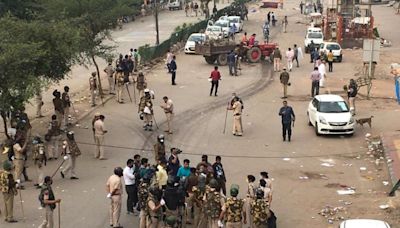 Protests Erupt In Northwest Delhi's Mangolpuri Over Anti-Encroachment Demolition At Mosque
