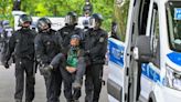 Police prevent environmental activists from storming Tesla factory in Germany