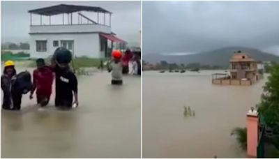 VIDEO: Lonavala Rain Traps Over 20 Tourists in Bungalows; Shivdurg Rescue Team Evacuates 15