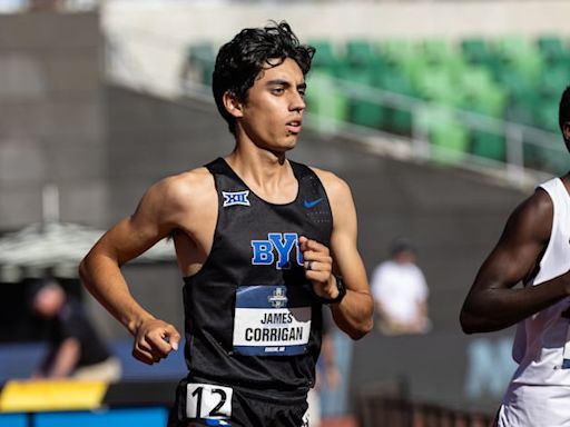 BYU’s James Corrigan earns miraculous bid to Paris Olympics with special steeplechase performance