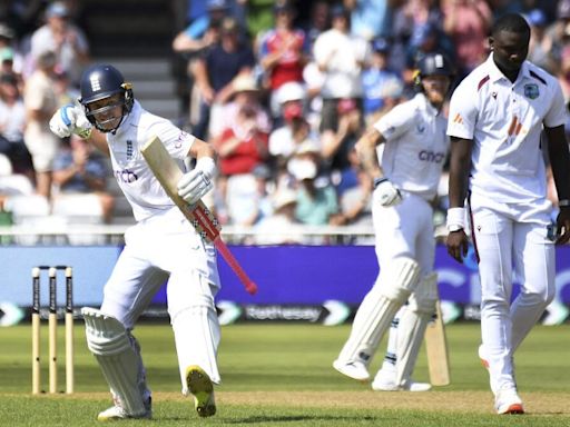 Ton-up Pope leads England to 416 all out against West Indies in second Test