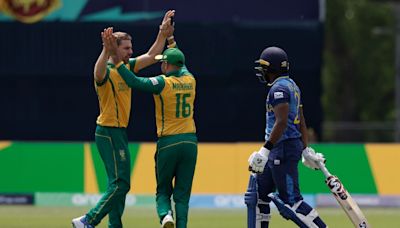 Anrich Nortje scripts history as Sri Lanka hit new low of 77 all out at ICC T20 World Cup