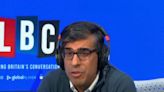 Rishi Sunak faces tough questions and public backlash during LBC interview as election polls plummet