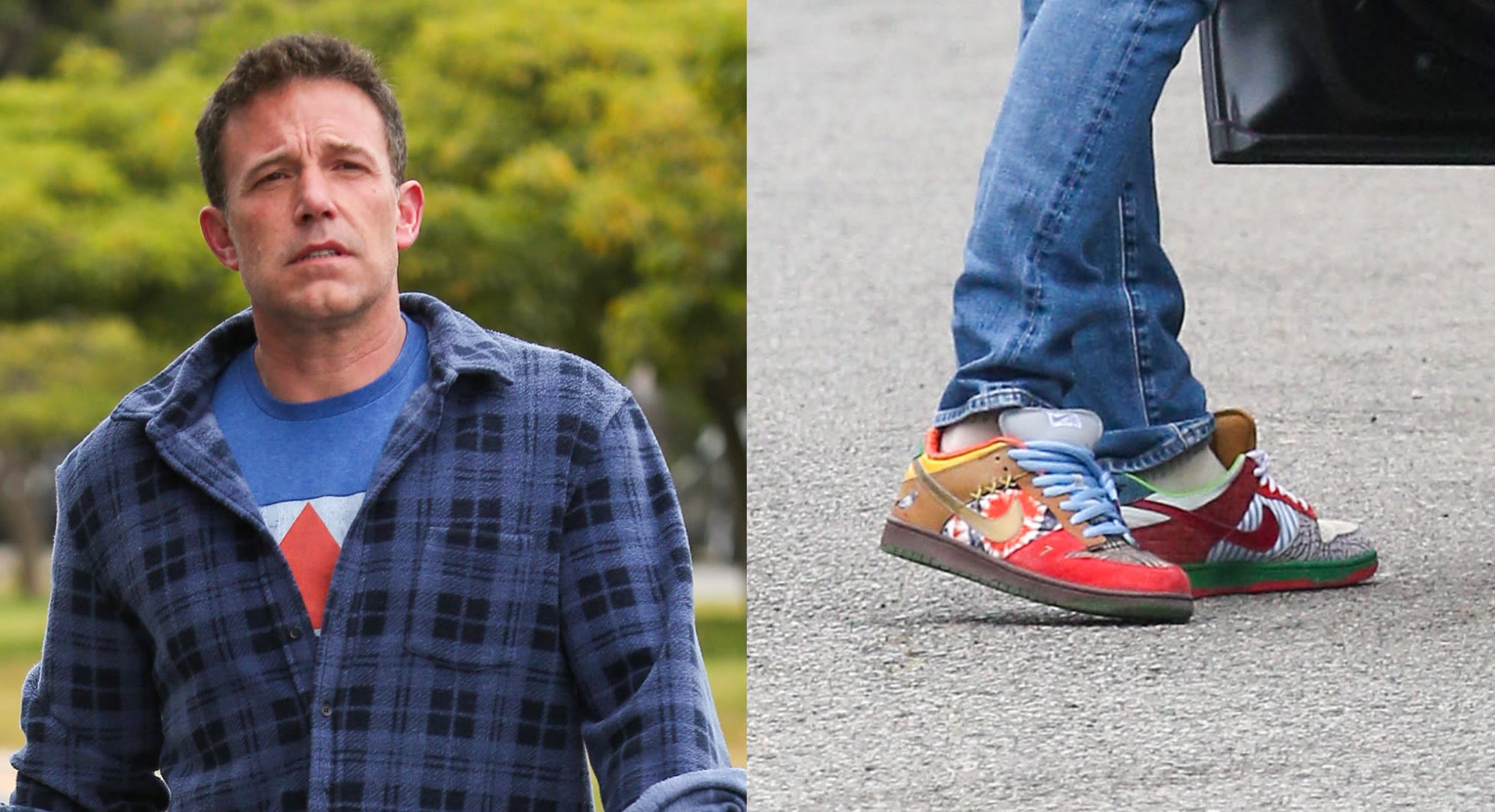 Ben Affleck Flaunts Nike Dunk Obsession in Super Rare Shoes That Resell for $24,000