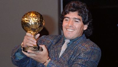 Maradona's Golden Ball trophy that mysteriously disappeared resurfaces - and is set to be sold