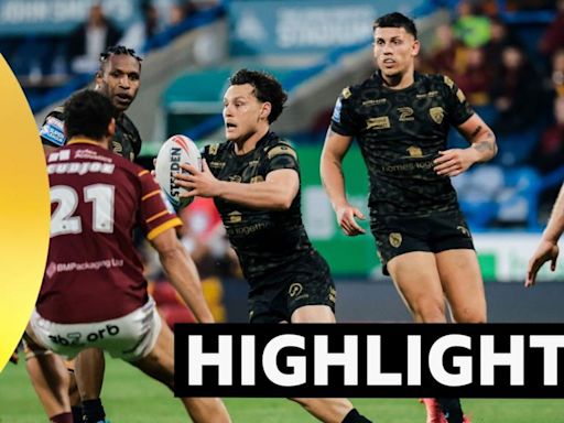 Super League: Watch highlights as Leigh Leopards edge to victory over Huddersfield Giants