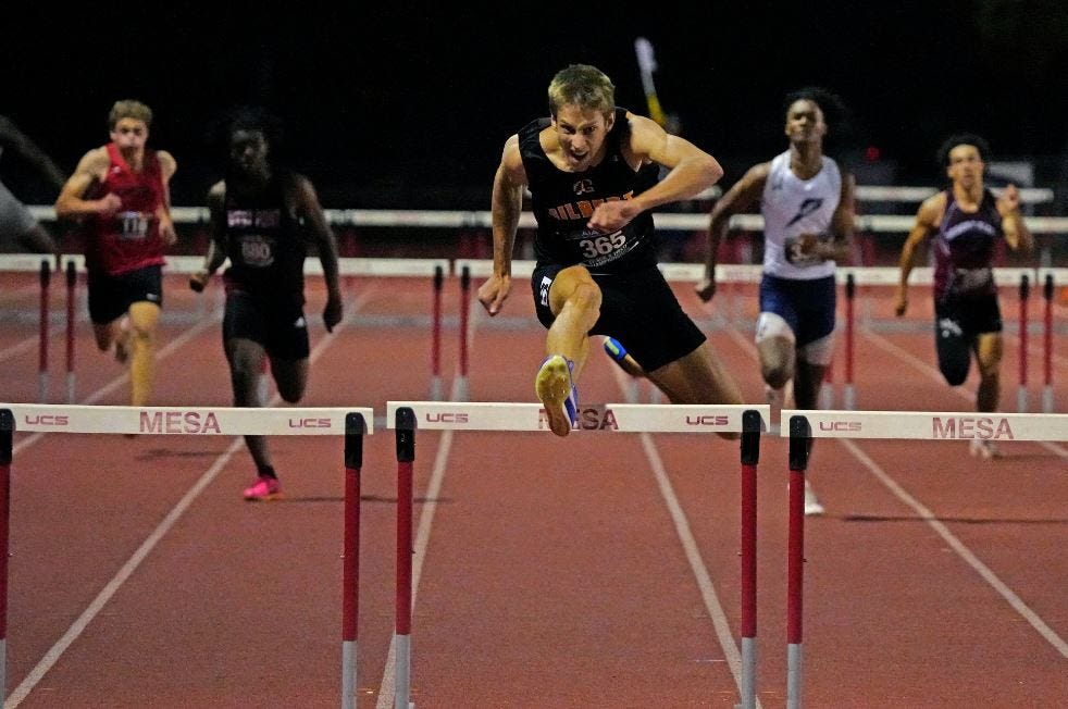 Gilbert's Vance Nilsson breaks national high school record in 300M hurdles