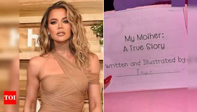 Khloé Kardashian reveals daughter True wrote a story about her for Mother's Day - Times of India
