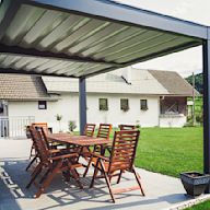 Constructed from lightweight, rust-resistant aluminum material Offer a sleek, modern look that complements contemporary outdoor spaces Can be customized with various design elements such as adjustable louvers, integrated lighting, and motorized retractable canopies