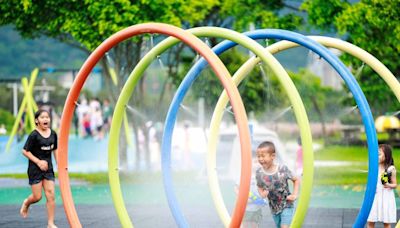 揭開夏天的序幕 大佳河濱兒童戲水區開FUN！ | 蕃新聞