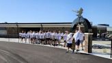 Football team visits new high school stadium in Fairborn
