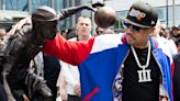 Allen Iverson immortalized with sculpture alongside 76ers greats Julius Erving and Wilt Chamberlain