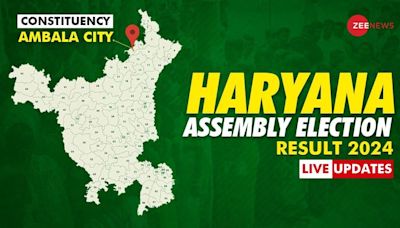 Ambala City Vidhan Sabha Chunav Result 2024: Live Counting Updates | ECI Haryana Assembly Election Result | Winner and Losser Candidate ...