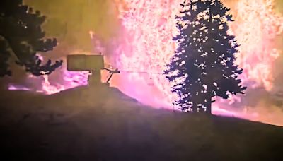 California Ski Resort Engulfed by 40,000+ Acre Wildfire