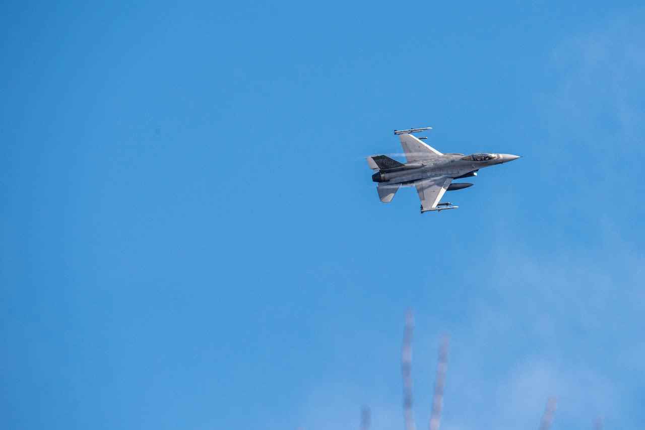 Ohio Air National Guard fighter wing conducts air defense exercise over mid-Michigan