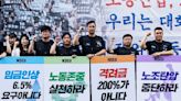 Samsung Electronics union in South Korea stages first walkout