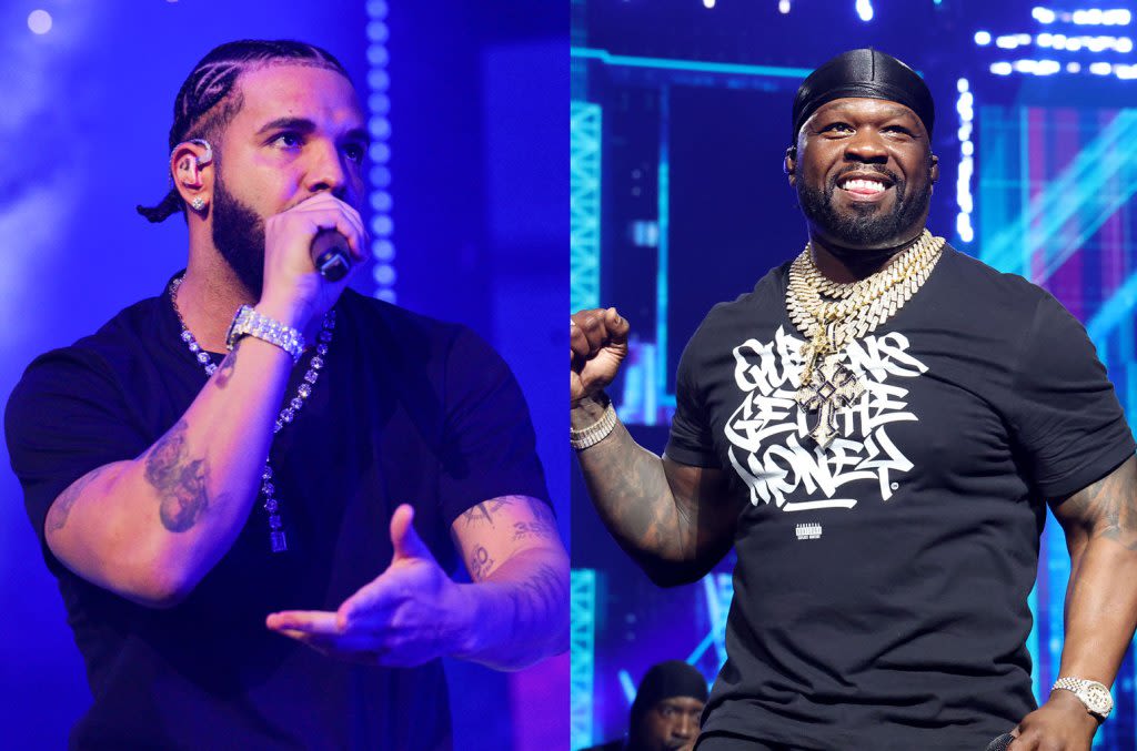 50 Cent Says He & Drake Linked Up to Brainstorm ‘Biggest’ TV Ideas