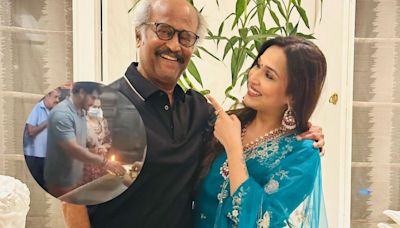 Rajinikanth's Daughter Soundarya Visits Temple In Chennai For Her Father's Health (VIDEO)