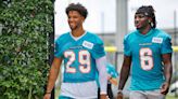 Dolphins’ Brandon Jones, Trill Williams return to practice for first time since knee injuries