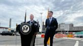 Gottheimer, Menendez fight congestion pricing outside of congested tunnel • New Jersey Monitor