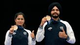 Manu Bhaker, Sarabjot Singh Pair Wins 10m Pistol Mixed Team Bronze To Hand India 2nd Paris Olympics Medal