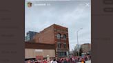 Why was a Kansas City Chiefs player running in the parade with this fan’s skeleton?