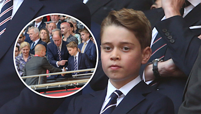 Prince George's grown-up royal gesture caught on camera