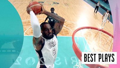 Paris 2024 Olympics basketball video highlights: Best plays from USA v South Sudan featuring LeBron James and Steph Curry