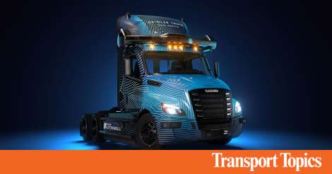 Daimler Unwraps Autonomous, Electric Demonstration Truck | Transport Topics