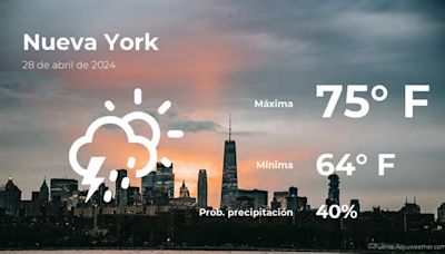 Nueva York: pronóstico del tiempo para este domingo 28 de abril