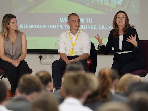 Keegan jokes about needing new job next week as pupils stage mock hustings