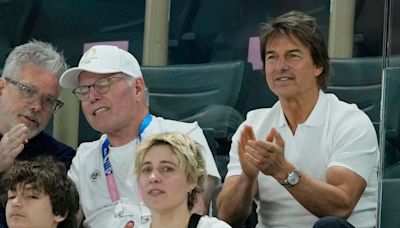 Tom Cruise, John Legend among celebrities on hand to watch Simone Biles