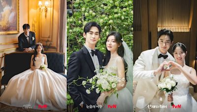 tvN上半年的電視劇都忙著結婚！羅人友&朴敏英、金秀賢&金智媛、邊佑錫&金惠奫婚紗照實在是太養眼了