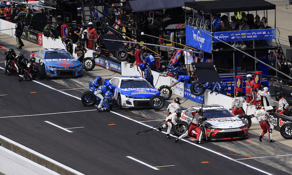 Racesuits are out, bathing suits are in as NASCAR’s Cup Series enters a rare break