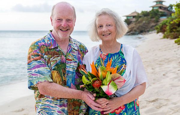 Sir Alan Bates gets married on Richard Branson's island