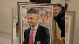 La historia detrás del emotivo retrato que le regalaron a Martín Demichelis: “Qué locura, parece una foto”