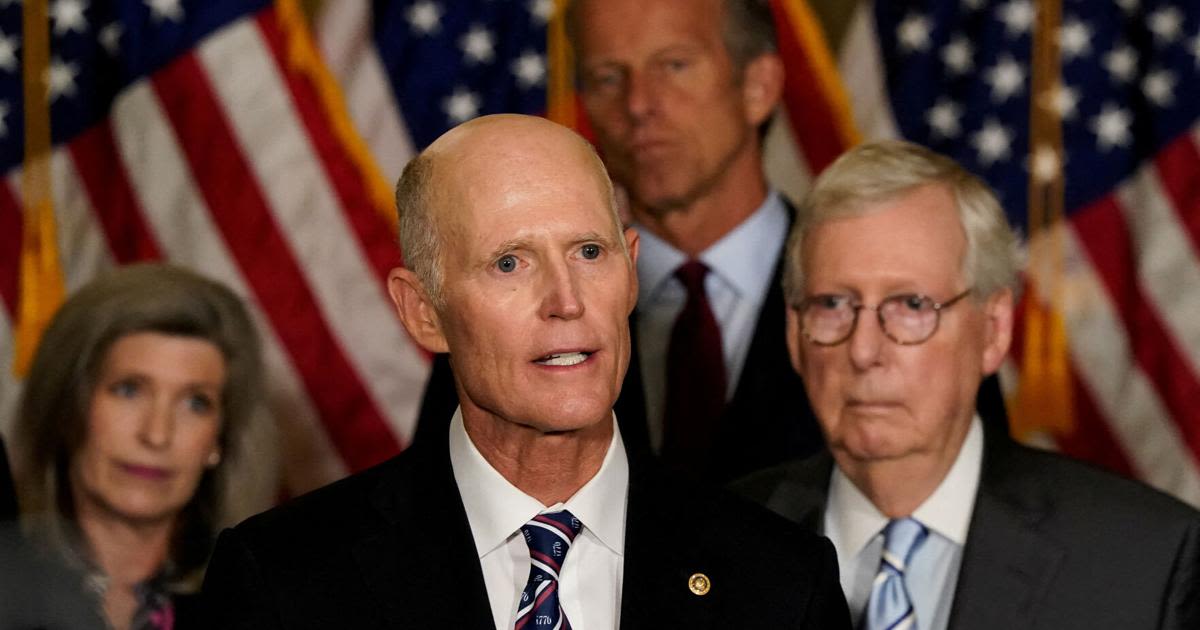 Sen. Rick Scott announces run for Senate leader after McConnell retires