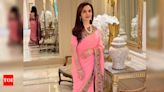 Nita Ambani's lotus pink sari becomes the highlight of India House inauguration at Paris Olympics 2024 - Times of India
