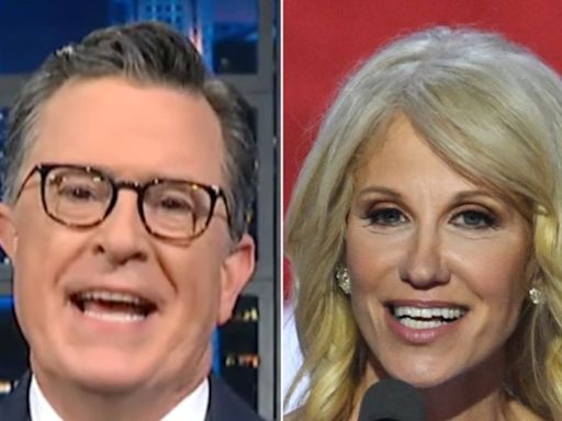 Stephen Colbert Spots 'All The Right Reasons' To Mock Kellyanne Conway Over RNC Speech