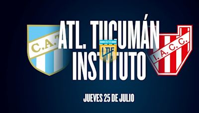 Atlético Tucumán vs. Instituto por la Liga Profesional: día, hora y por dónde ver