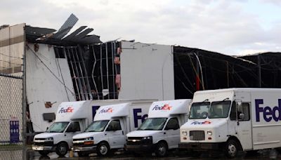 Trapped people evacuated from FedEx facility after tornadoes hit Michigan